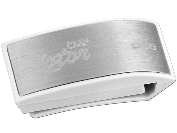 Unidad Flash USB 2.0 Verico Clip Rotor de 8GB. Color Plata