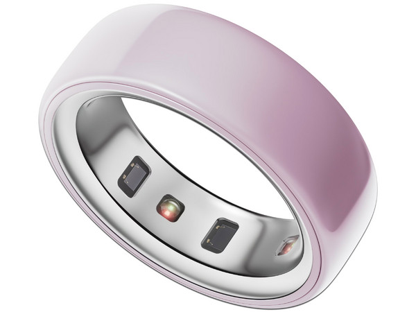Smart Ring Oura Ring 4 Ceramic, 
Medidor de Oxígeno en Sangre,
Compatible con Android e iOS, 
Talla 7. Color Rosa.