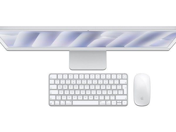 iMac (Color Plata): 
Procesador Apple M4, 
Memoria RAM de 24GB, 
Almacenamiento de 512GB SSD, 
Pantalla de 24
