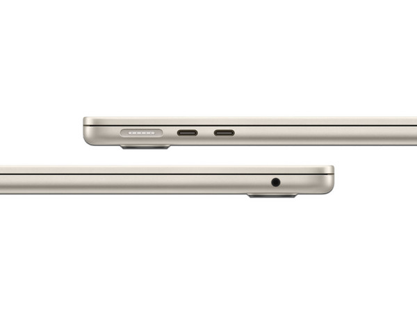 MacBook Air (Color Blanco): 
Procesador Apple M5, 
Memoria RAM de 16GB, 
SSD de 512GB, 
Pantalla de 13