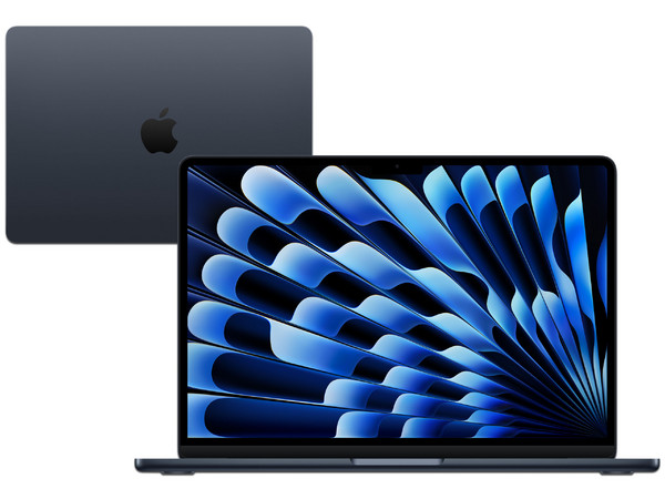 MacBook Air 13 (Color Medianoche): 
Procesador Apple M5, 
Memoria RAM de 16GB, 
SSD de 1TB, 
Pantalla de 13