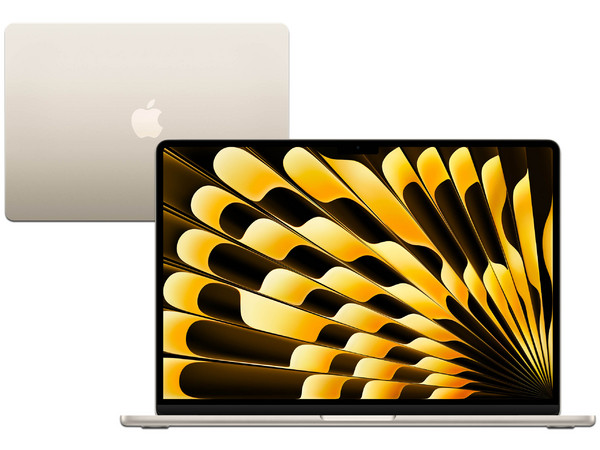 MacBook Air 15 (Color Blanco Estelar):
Procesador Apple M5,
Memoria de 24GB SSD de 1TB,
Pantalla Liquid Retina de 15