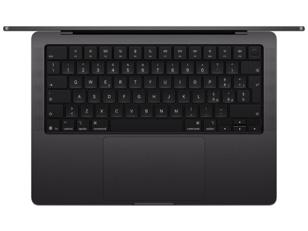 MacBook Pro 14 (Color Negro Espacial):
Procesador Apple M5,
Memoria de 36GB, 
SSD de 2TB,
Pantalla de 14.2