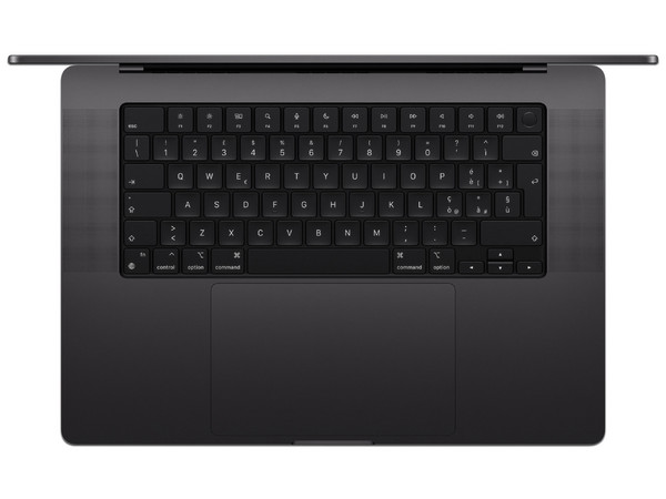 MacBook Pro 16 (Color Negro Espacial): 
Procesador Apple M5 Pro, 
Memoria RAM de 24GB, 
SSD de 1TB, 
Pantalla de 16