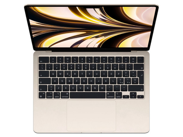 Apple MacBook Air 13:
Procesador Apple M2 (Hasta 2.90 GHz),
Memoria de 8GB,
SSD de 256 GB,
Pantalla de 13.5