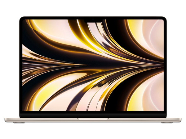 Apple MacBook Air 13:
Procesador Apple M2 (Hasta 2.90 GHz),
Memoria de 8GB,
SSD de 256 GB,
Pantalla de 13.5