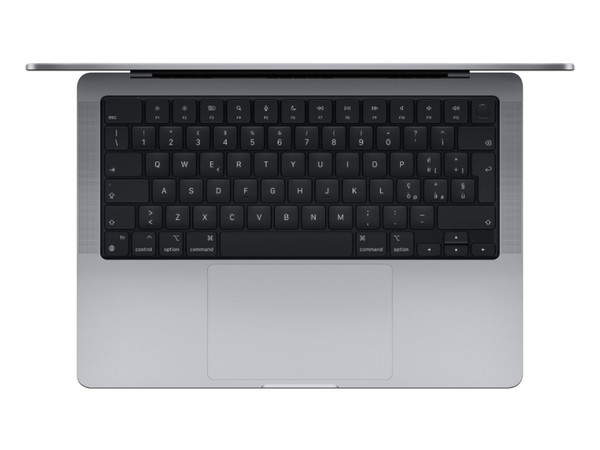 Apple MacBook Pro 14:
Procesador Apple M2 Pro,
Memoria de 32GB DDR4,
SSD de 1TB,
Pantalla de 14
