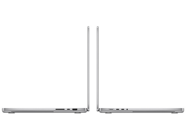 MacBook Pro 16 (Color Plata): 
Procesador Apple M4 Pro 14CPU, 
Memoria RAM de 48GB, 
SSD de 512GB, 
Pantalla de 16.2