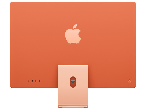iMac (Color Naranja):
Procesador Apple M4,
Memoria de 32GB SSD de 1TB,
Pantalla de 24