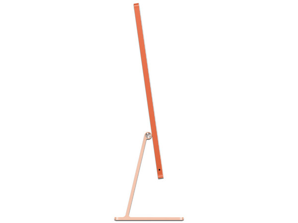 iMac (Color Naranja):
Procesador Apple M4,
Memoria de 32GB SSD de 1TB,
Pantalla de 24
