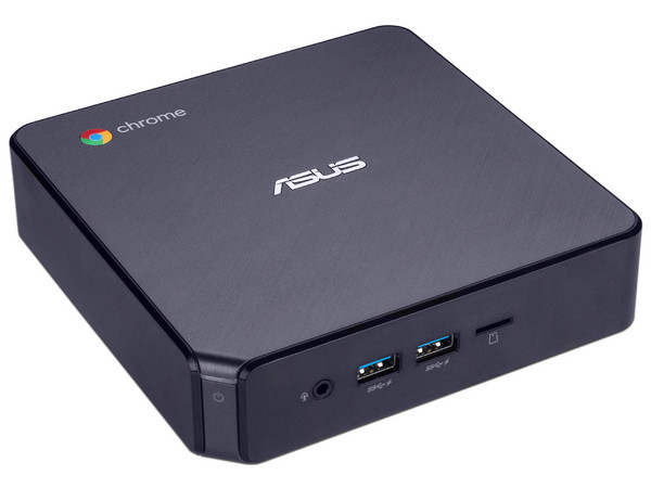 Mini PC ASUS Chromebox 3 N7041U,
Procesador Intel Core i7 8550U hasta 4.0 GHz,
Memoria de 4GB DDR4,
SSD de 32GB,
Video UHD Graphics 620,
S.O. Chrome OS