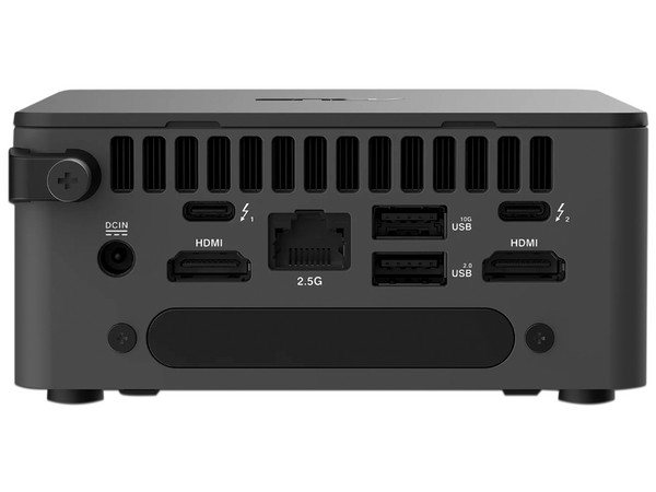 Mini PC de Escritorio ASUS NUC 13 Pro: 
Procesador Intel Core i3 1315U (hasta 4.5 GHz), 
Soporta Memoria SODIMM DDR4, 
Soporta SSD M.2, 
Wi-Fi, 
Puerto Thunderbolt,
Video UHD Graphics, 
S.O. No Incluido.