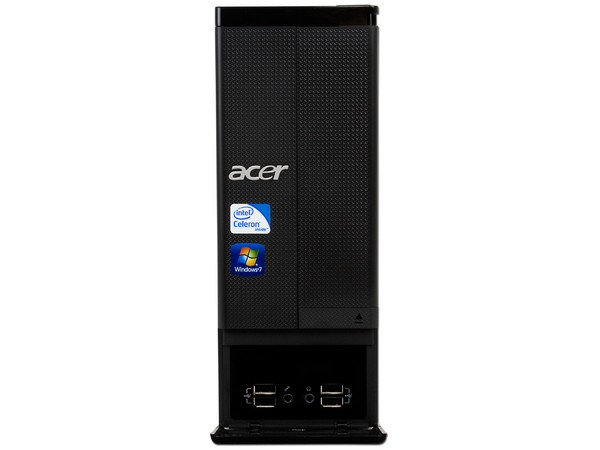 Mini Computadora Acer Aspire X1900-S2602,
Procesador Intel Celeron E3300 (2.50 GHz),
Memoria 3GB DDR3, D.D. de 320GB SATA,
DVD±R/RW DL, Red,
Windows 7 Home Premium (64 bits),
Monitor LED Acer Widescreen 15.6