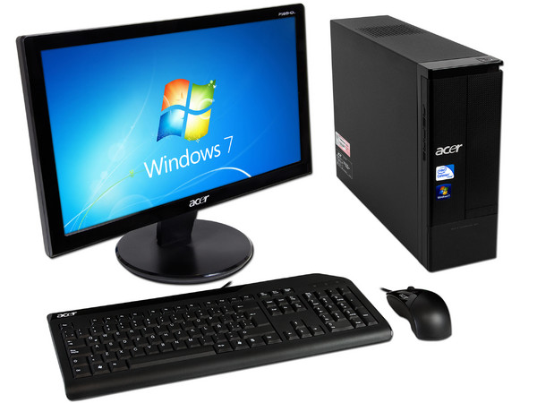 Mini Computadora Acer Aspire X1900-S2602,
Procesador Intel Celeron E3300 (2.50 GHz),
Memoria 3GB DDR3, D.D. de 320GB SATA,
DVD±R/RW DL, Red,
Windows 7 Home Premium (64 bits),
Monitor LED Acer Widescreen 15.6