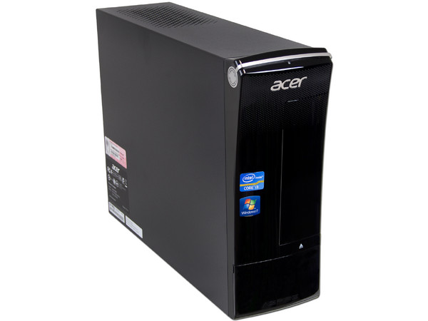 Mini Computadora Aspire AX3990-MO10P,
Procesador Intel Core-i3 2120 (3.3 GHz),
Memoria 6 GB DDR3, D.D. de 1.5TB,
Video Intel HD Graphics 2000, DVD-SuperMulti DL, Red,
Windows 7 Home Premium (64 bits),
No Incluye Monitor.