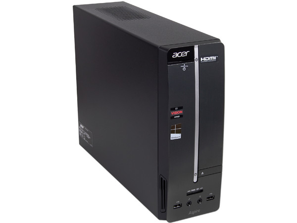Computadora Acer Aspire AXC100-MT308 ,
Procesador AMD E1-1200 (1.4 GHz),
Memoria de 4 GB DDR3, D.D. de 1 TB,
DVD±R/RW DL, Video RADEON HD 7310,
Windows 8 (64 Bits),
Monitor LED de 18.5