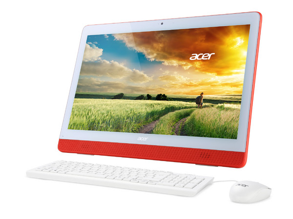 Computadora AIO Acer Aspire AZ1-611-MW51,
Procesador Intel Celeron J1900 (2.0 GHz),
Memoria 4 GB DDR3, D.D. de 1TB,
DVD±R/RW DL, Video Intel HD Graphics,
Windows 8.1 (64 Bits),
Pantalla LED de 19.5