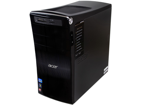 Computadora Acer Aspire M3970-MO12P:
Procesador Intel Core i5-2400 (3.1 GHz),
Memoria de 6GB DDR3, D.D. de 2TB,
Video Radeon HD 6450, SuperMulti DVD±RW DL, 
Windows 7 Home Premium (64 bits),
No Incluye Monitor