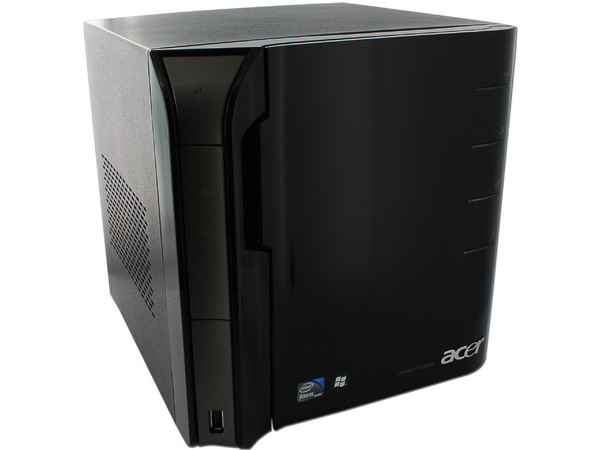 Servidor Multimedia Acer Aspire EasyStore H341-S1T20N,
Procesador Intel Atom D410,
Memoria 2GB DDR2, Disco Duro 1TB,
Gigabit Ethernet,
Windows Home Server.