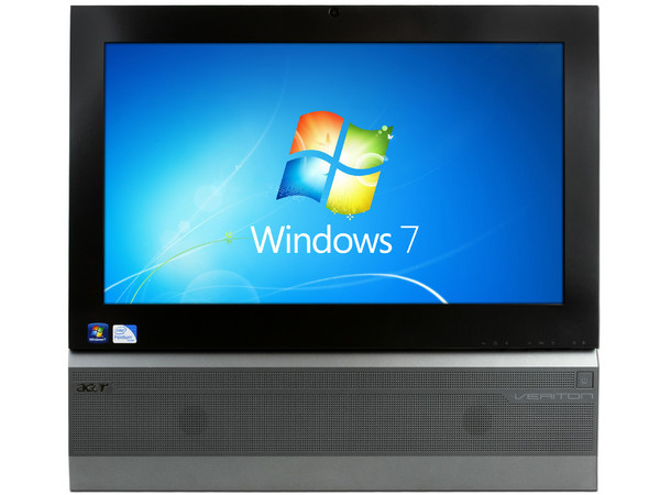 Computadora Acer Veriton All-in-one,
Procesador Intel Pentium Dual-Core E5700 (3.0GHz),
Memoria 2GB DDR3, D.D. 320GB,
Red 802.11b/g/n, DVD±R/RW DL,
Windows 7 Professional (32 bits),
Pantalla Multi-Touch Full HD de 21.5