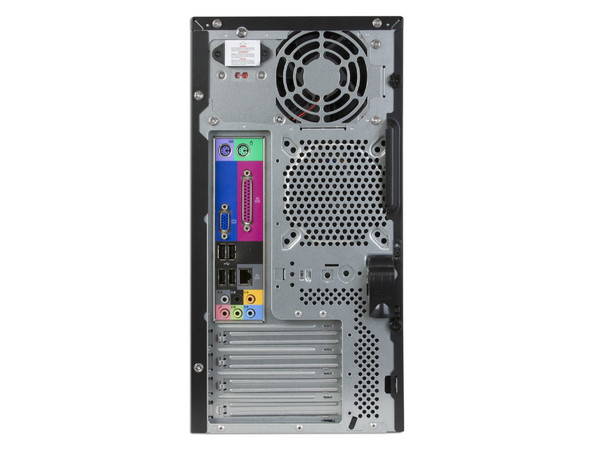 Computadora Acer Veriton M410,
Procesador AMD Sempron LE1250 (2.2Ghz),
Memoria de 1GB DDR2 533MHz,
D.D. de 160GB, SuperMulti DVD±R/RW,
Red, Windows Vista Business,
No Incluye Monitor.