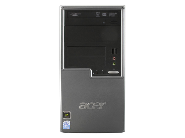 Computadora Acer Veriton M264,
Procesador Intel Celeron 440(2.0 GHz),
Memoria de 1GB PC2-4200 DDR2,
D.D. de 160GB, SuperMulti DVD±R/RW,
Red, No incluye Sistema Operativo,
No Incluye Monitor.