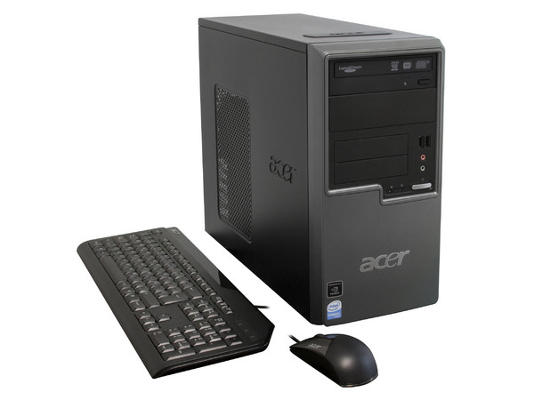 Computadora Acer Veriton M264,
Procesador Intel Celeron 440(2.0 GHz),
Memoria de 1GB PC2-4200 DDR2,
D.D. de 160GB, SuperMulti DVD±R/RW,
Red, No incluye Sistema Operativo,
No Incluye Monitor.