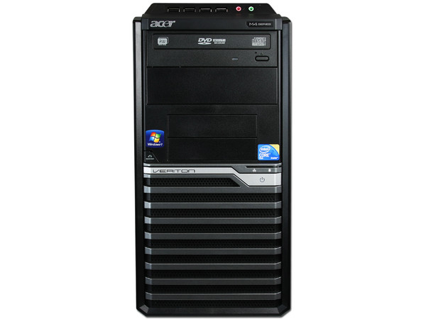 Computadora Acer Veriton VM480G-SD7500C,
Procesador Intel Core 2 Duo E7500 (2.93GHz),
Memoria 3 GB DDR3 1333MHz,
D.D. de 320 GB SATA, DVD±R/RW,
Red, Windows 7 Profesional (32 Bits)