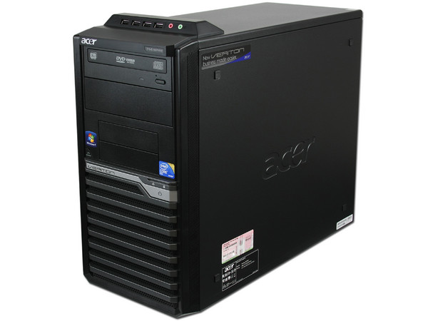 Computadora Acer Veriton VM480G-SD7500C,
Procesador Intel Core 2 Duo E7500 (2.93GHz),
Memoria 3 GB DDR3 1333MHz,
D.D. de 320 GB SATA, DVD±R/RW,
Red, Windows 7 Profesional (32 Bits)