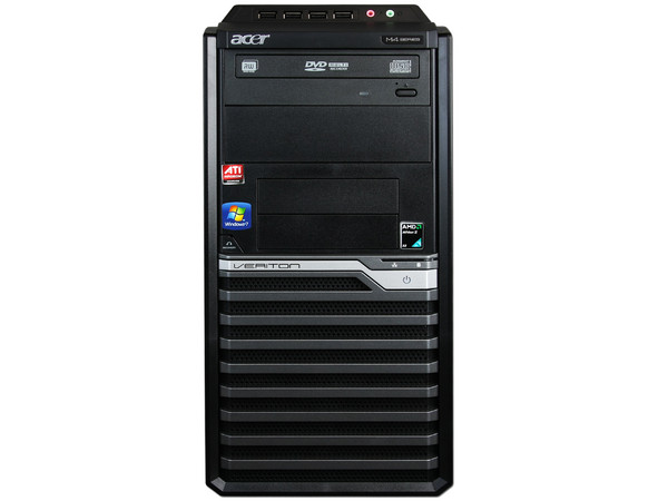 Computadora Acer Veriton VM421G,
Procesador AMD Athlon II X2 215 (2.7GHz),
Memoria 2GB DDR2,
D.D. de 320GB, DVD±R/RW,
Red, Windows 7 Professional,
No Incluye Monitor.