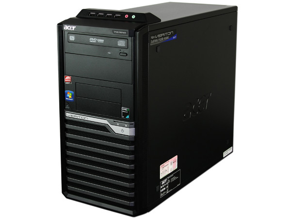 Computadora Acer Veriton VM421G,
Procesador AMD Athlon II X2 215 (2.7GHz),
Memoria 2GB DDR2,
D.D. de 320GB, DVD±R/RW,
Red, Windows 7 Professional,
No Incluye Monitor.