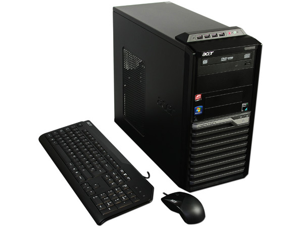 Computadora Acer Veriton VM421G,
Procesador AMD Athlon II X2 215 (2.7GHz),
Memoria 2GB DDR2,
D.D. de 320GB, DVD±R/RW,
Red, Windows 7 Professional,
No Incluye Monitor.