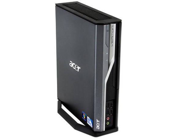 Computadora Slim Acer Veriton L480G-SD3300C,
Procesador Intel Celeron E3300 (2.50 GHz),
Memoria 4 GB DDR3,
D.D. de 640GB SATA, DVD±R/RW,
Red, Windows 7 Professional,
No Incluye Monitor.