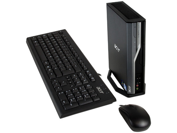 Computadora Slim Acer Veriton L480G-SD5800W,
Procesador Intel Pentium Dual-Core E5800 (3.2 GHz),
Memoria 4 GB DDR3, D.D. de 500GB SATA,
SuperMulti DVD±RW DL, Red Gigabit , 
Windows 7 Professional (64 Bits),
No Incluye Monitor.