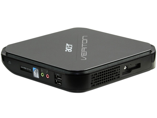 Mini Computadora Acer Veriton VN260G-S2903D,
Procesador Intel Atom N280 (1.66 GHz),
Memoria 2 GB DDR2,
D.D. de 160GB SATA, Red, HDMI,
No incluye Sistema Operativo,
No Incluye Monitor.