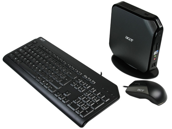 Mini Computadora Acer Veriton VN260G-S2903D,
Procesador Intel Atom N280 (1.66 GHz),
Memoria 2 GB DDR2,
D.D. de 160GB SATA, Red, HDMI,
No incluye Sistema Operativo,
No Incluye Monitor.