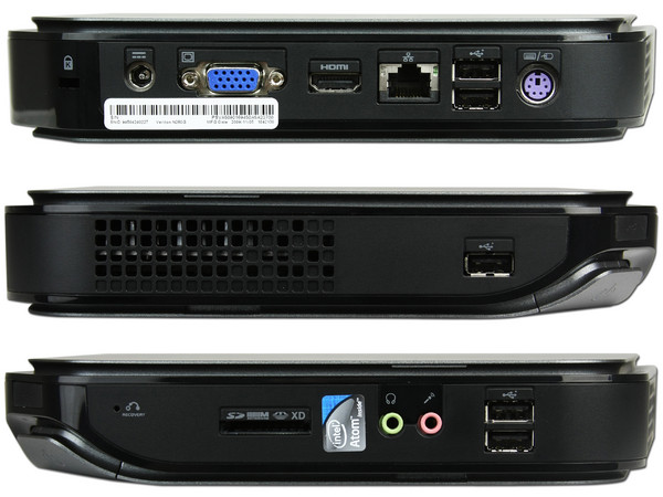 Mini Computadora Acer Veriton VN260G-S2903D,
Procesador Intel Atom N280 (1.66 GHz),
Memoria 2 GB DDR2,
D.D. de 160GB SATA, Red, HDMI,
No incluye Sistema Operativo,
No Incluye Monitor.