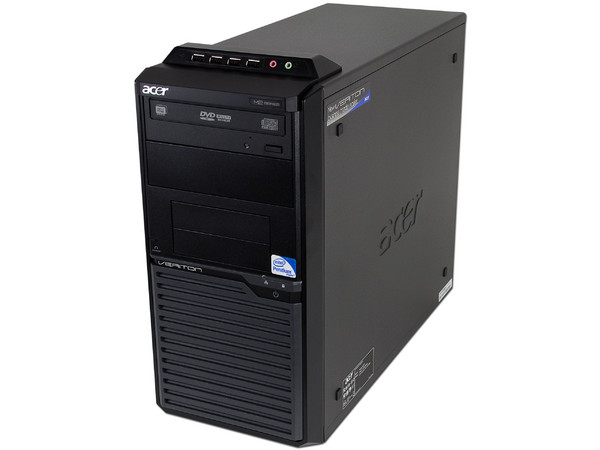 Computadora Acer Veriton VM275-SD58001L,
Procesador Intel Pentium Dual-Core E5800 (3.20GHz),
Memoria de 2GB DDR3, D.D. de 500GB SATA,
SuperMulti DVD±R/RW DL, Red,
No incluye Sistema Operativo,
No Incluye Monitor.