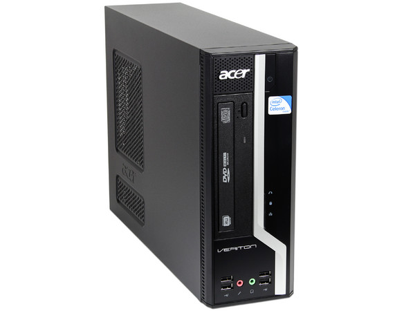 Computadora Acer Veriton VX275-SD4500L,
Procesador Intel Celeron 450 (2.2GHz),
Memoria 2GB DDR3, D.D. de 160GB,
Video Intel GMA X4500, DVD-SuperMulti DL, Red,
No incluye Sistema Operativo,
No incluye Monitor.