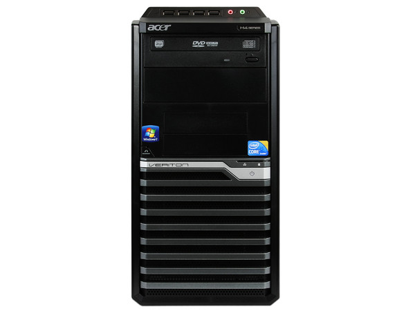 Computadora Acer Veriton VM490G-SI5650W,
Procesador Intel Core i5-650M (3.2GHz),
Memoria de 4GB DDR3,
D.D. de 640GB SATA, SuperMulti DVD±R/RW,
Red, Windows 7 Professional (64 bit),
No Incluye Monitor.