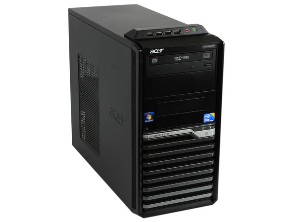 Computadora Acer Veriton VM490G-SI5650W,
Procesador Intel Core i5-650M (3.2GHz),
Memoria de 4GB DDR3,
D.D. de 640GB SATA, SuperMulti DVD±R/RW,
Red, Windows 7 Professional (64 bit),
No Incluye Monitor.
