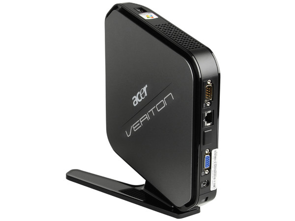 Mini Computadora Acer Veriton N281G-SD426S,
Procesador Intel Atom D425 (1.80 GHz), 
Memoria 2 GB DDR3, D.D. de 250GB SATA,
Red Inalámbrica 802.11b/g/n, 
Windows 7 Starter (32 bits), 
No incluye Monitor