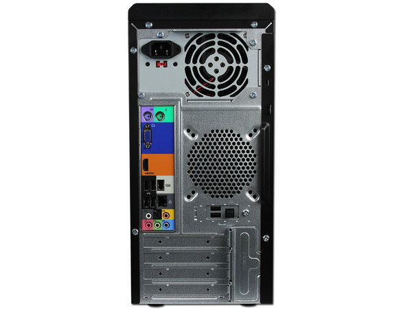 Computadora Acer Aspire AM3802-SD5300A,
Procesador Pentium Dual Core E5300 (2.6 GHz),
Memoria 2 GB DDR2 800MHz,
D.D. de 320 GB SATA, DVD±R/RW,
Red, HDMI, Windows 7 Home Premium 64 Bits