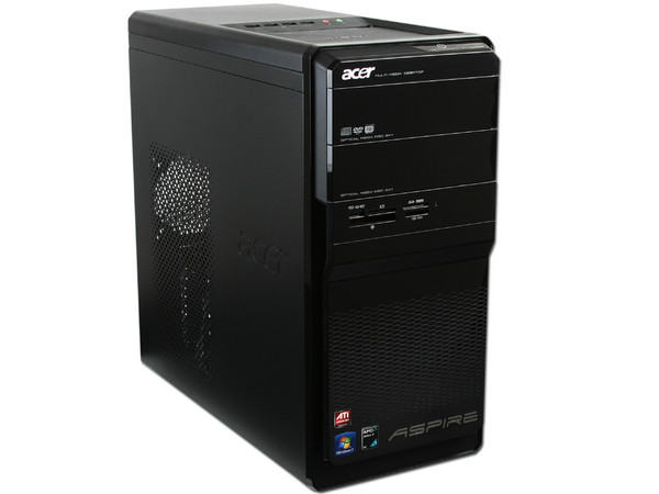 Computadora Acer Aspire AM3203-SD2215A,
Procesador AMD Athlon II X2 215 (2.7 GHz),
Memoria 2 GB DDR2,
D.D. de  320 GB SATA, DVD±R/RW,
Red,  HDMI , Windows 7 Home Premium 64 Bits