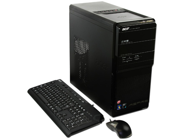 Computadora Acer Aspire AM3203-SD2215A,
Procesador AMD Athlon II X2 215 (2.7 GHz),
Memoria 2 GB DDR2,
D.D. de  320 GB SATA, DVD±R/RW,
Red,  HDMI , Windows 7 Home Premium 64 Bits