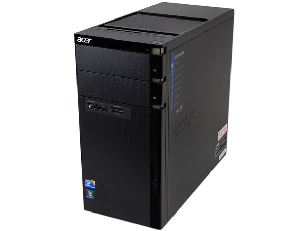 Computadora Acer Aspire M3910-S4922,
Procesador Intel Core i3-550 (3.2GHz),
Memoria 4GB DDR3, D.D. de 1TB,
Super Multi DVD±R/RW DL, Red Gigabit,
Windows 7 Home Premium (64 bits),
No Incluye Monitor.