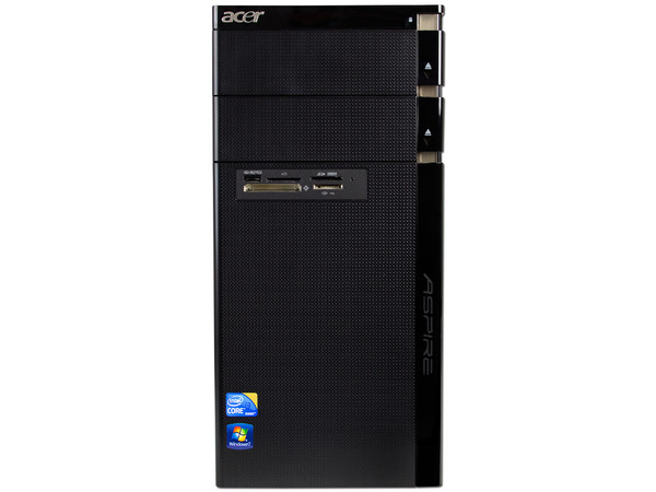 Computadora Acer Aspire M3910-S4922,
Procesador Intel Core i3-550 (3.2GHz),
Memoria 4GB DDR3, D.D. de 1TB,
Super Multi DVD±R/RW DL, Red Gigabit,
Windows 7 Home Premium (64 bits),
No Incluye Monitor.