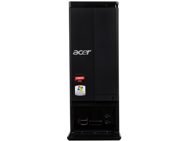 Mini Computadora Acer Aspire AX1430-MR21S,
Procesador AMD E-350 (1.60GHz),
Memoria 2GB DDR3, D.D. de 500GB, 
Video Radeon HD 6310, SuperMulti DL, Red, 
Windows Windows 7 Starter (32 bits),
No incluye monitor.