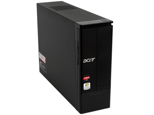 Mini Computadora Acer Aspire AX1430-MR21S,
Procesador AMD E-350 (1.60GHz),
Memoria 2GB DDR3, D.D. de 500GB, 
Video Radeon HD 6310, SuperMulti DL, Red, 
Windows Windows 7 Starter (32 bits),
No incluye monitor.