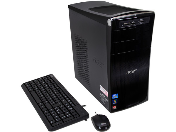 Computadora Acer Aspire M3970-MO10P:
Procesador Intel Core i7-2600 (3.4 GHz),
Memoria de 8GB DDR3, D.D. de 2TB,
Video Radeon HD 6450, SuperMulti DVD±RW DL, 
Windows 7 Home Premium (64 bits),
No Incluye Monitor